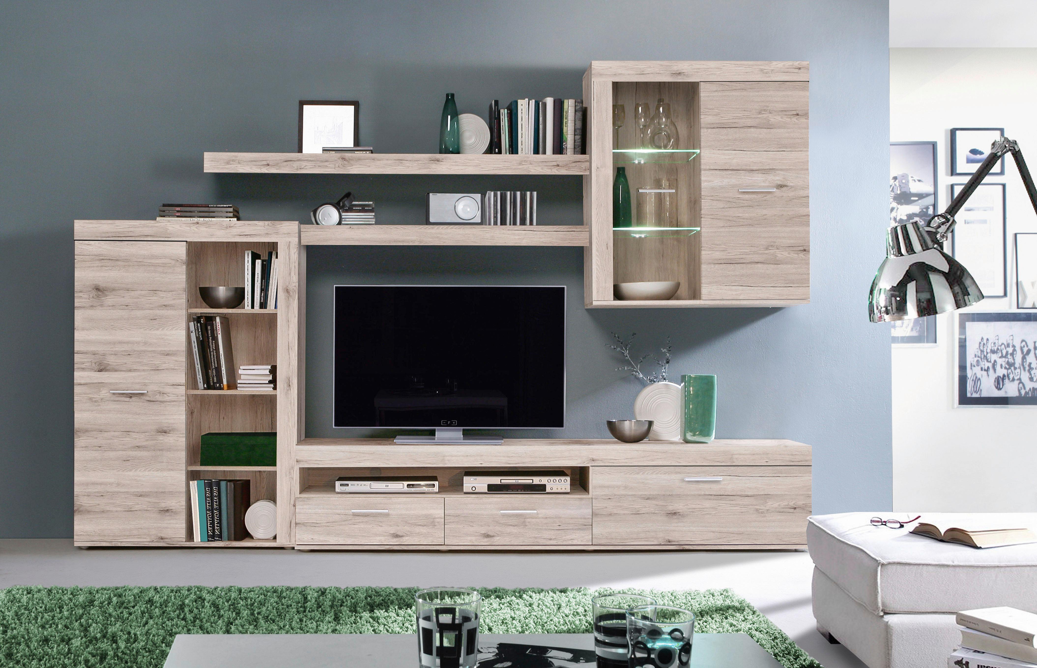 Dnevni Regal Nizza, Barva Peščenega Hrasta - Moderno (300/200,9/41cm) - Mömax