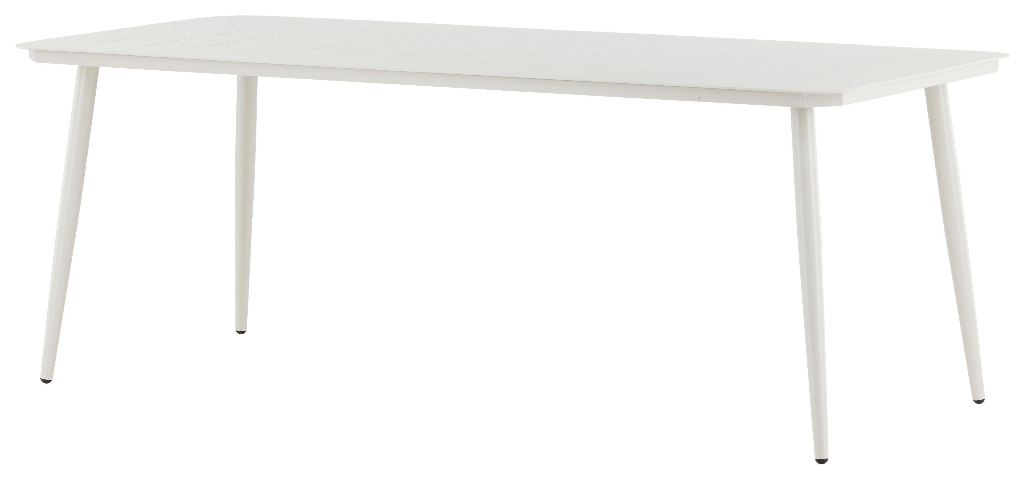 Gartentisch Lina ca. 200x90x75 cm Beige - Beige, KONVENTIONELL, Metall (200/90/75cm) - Gardenson