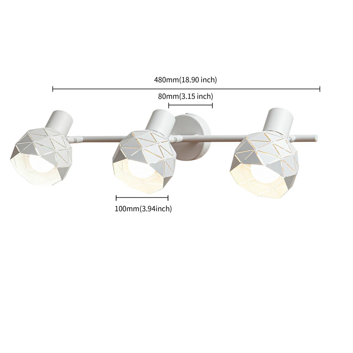 Strahler Lp-8069/3ws Bk Reus - Weiss, Konventionell, Metall (17/48/10cm)