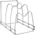 Pfannenhalter Marcel - Silberfarben, Metall (17,5/21,5/29cm) - Mömax modern living