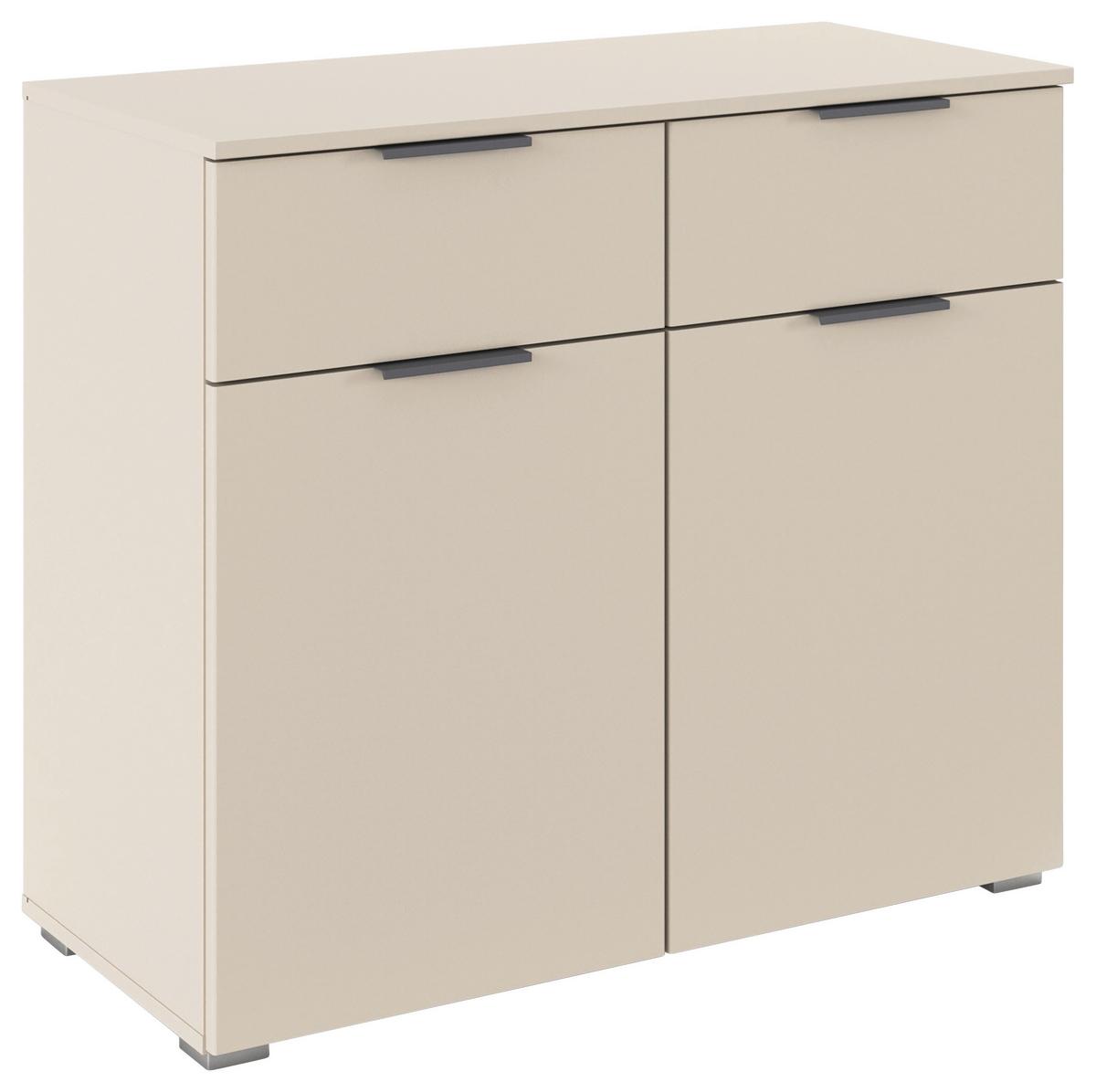 COMODA ALABAMA - șampanie, Modern, material pe bază de lemn (93/81/42cm) - Modern Living