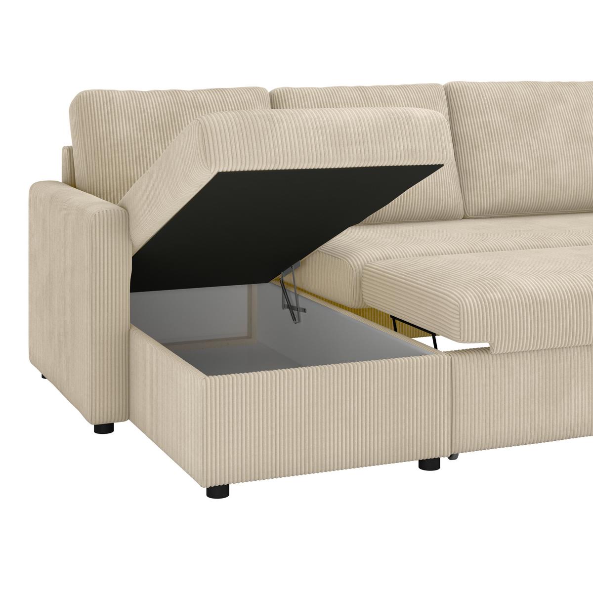 Coltar PARIS - bej, Basics, lemn/metal (215/145cm)