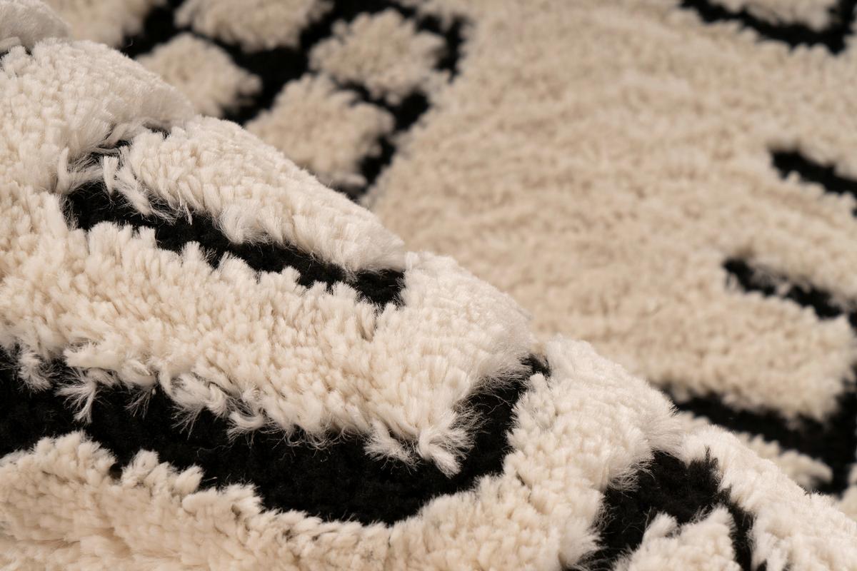 Hochflorteppich Lovis 500 - Weiss, Konventionell, Textil (160/230cm) - Kayoom