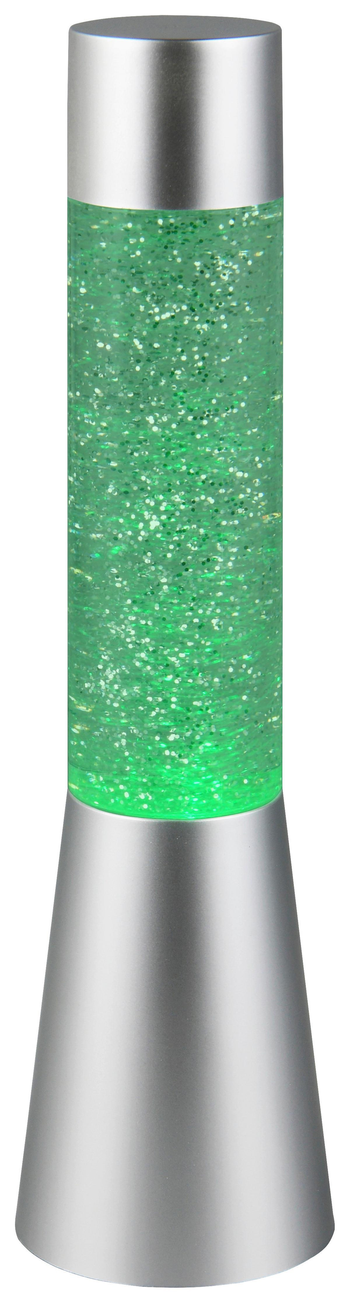 Lampă cu sclipici Gertrude - argintiu, Konventionell, plastic/metal (9/33cm) - Mömax