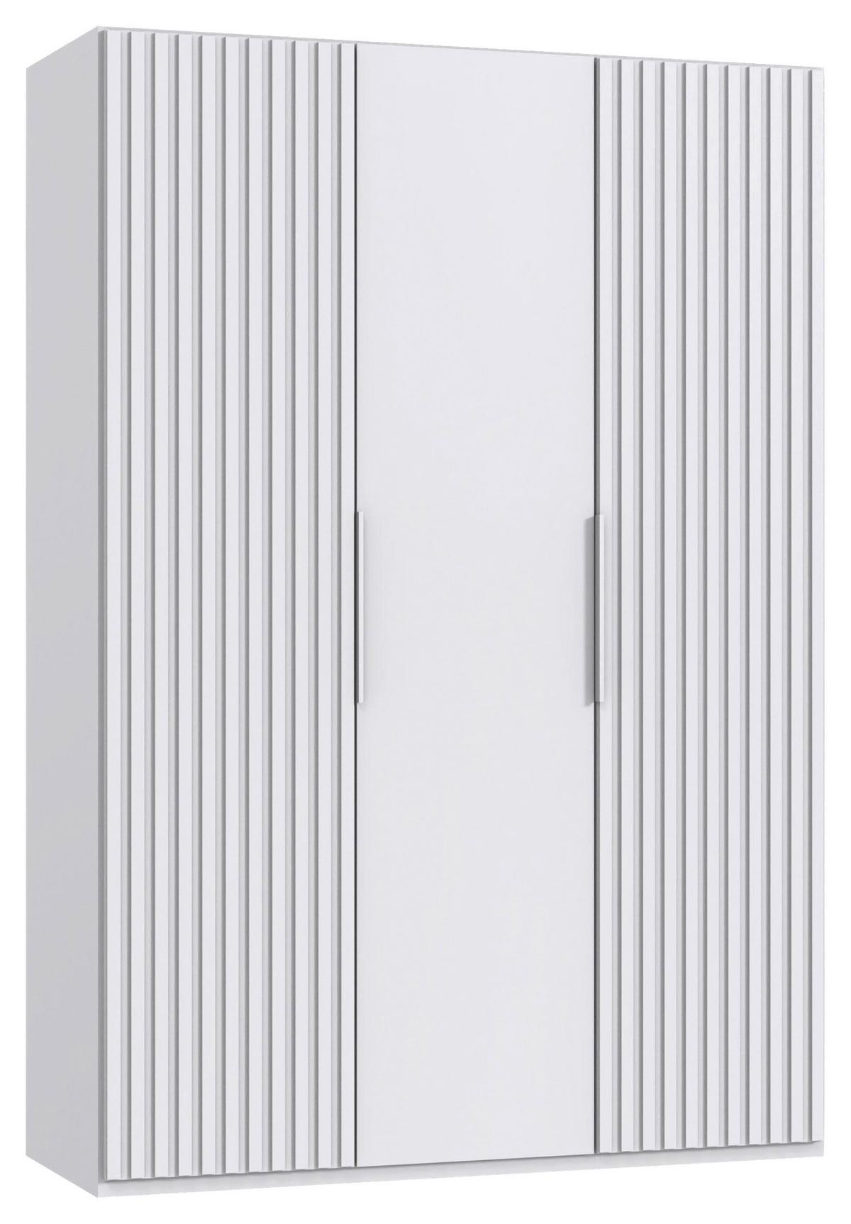 Ormar S Klasičnim Vratima Andorra - bijela, Moderno, drvni materijal/metal (150/216/58cm) - Modern Living