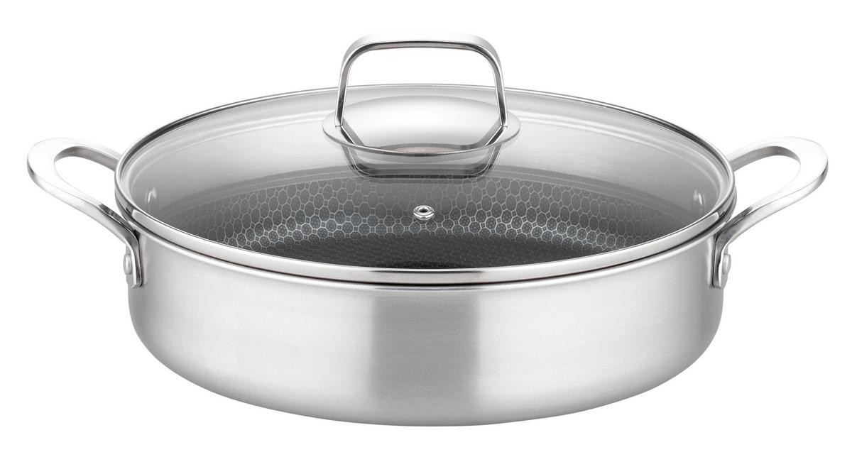 Ponev Inoxxa - barve nerjavečega jekla, Basics, kovina (28cm) - GSW