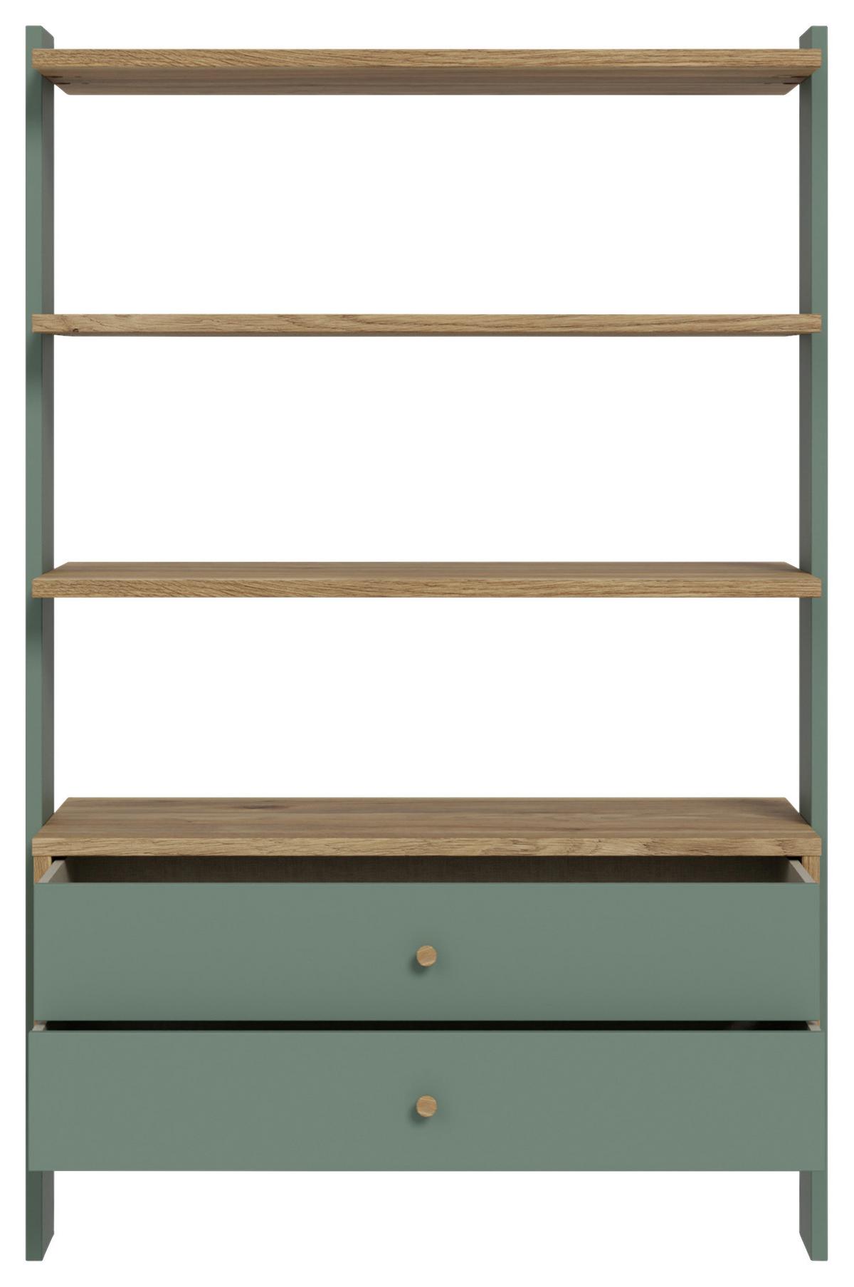 Regal Whenua - boje hrasta/boje kadulje, Moderno, drvni materijal (104,2/153,6/41,5cm) - Mömax