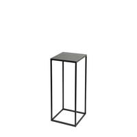 Blumenständer Schwarz - Schwarz, Basics, Metall (19/47/19cm)