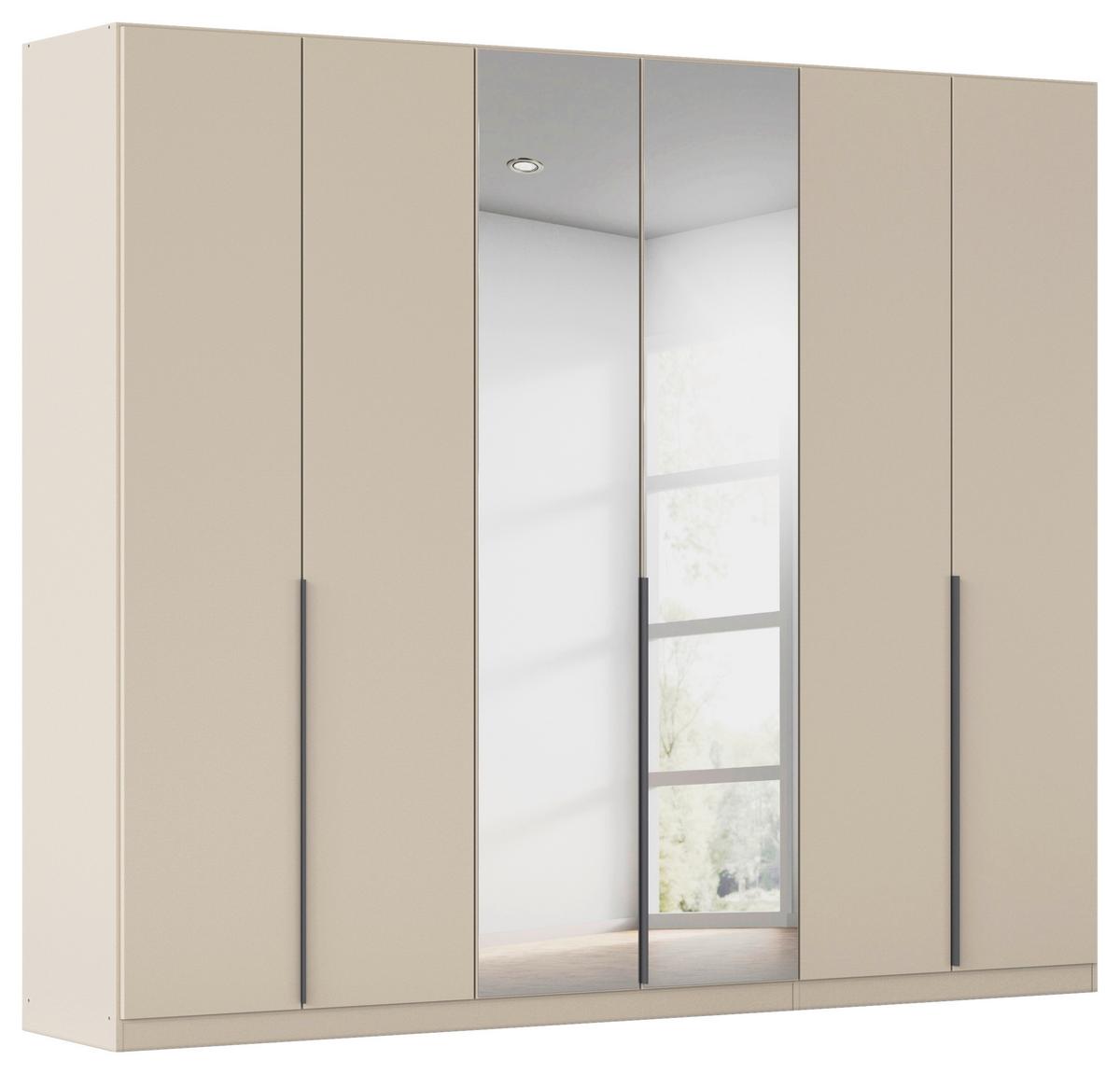 DULAP USI ROTATIVE ALABAMA - argintiu/șampanie, Modern, material pe bază de lemn (271/229/54cm) - Modern Living