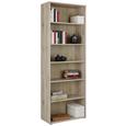 Regal Tempra - siva/hrast, Moderno, kovina/umetna masa (72/198/34cm) - Mömax modern living Regal Tempra - siva/hrast, Moderno, kovina/umetna masa (72/198/34cm) - Mömax modern living