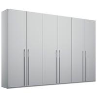 Omara S Klasičnimi Vrati Skat Pure, Siva - siva, Trend, kovina/leseni material (301/235/60cm) - Novel
