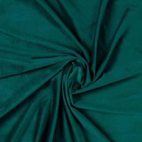 Fertigvorhang Bianca Samtoptik ca. 140x245cm - Dunkelgrün, KONVENTIONELL, Textil (140/245cm) - Modern Living