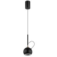 Led Viseća Svjetiljka Donovan - bijela/crni krom, Design, metal/plastika (12/150cm) - Globo