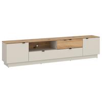 Tv Komoda Viona - kašmir/hrast Artisan, Basics, drvni materijal/metal (215/49/40cm) - Modern Living