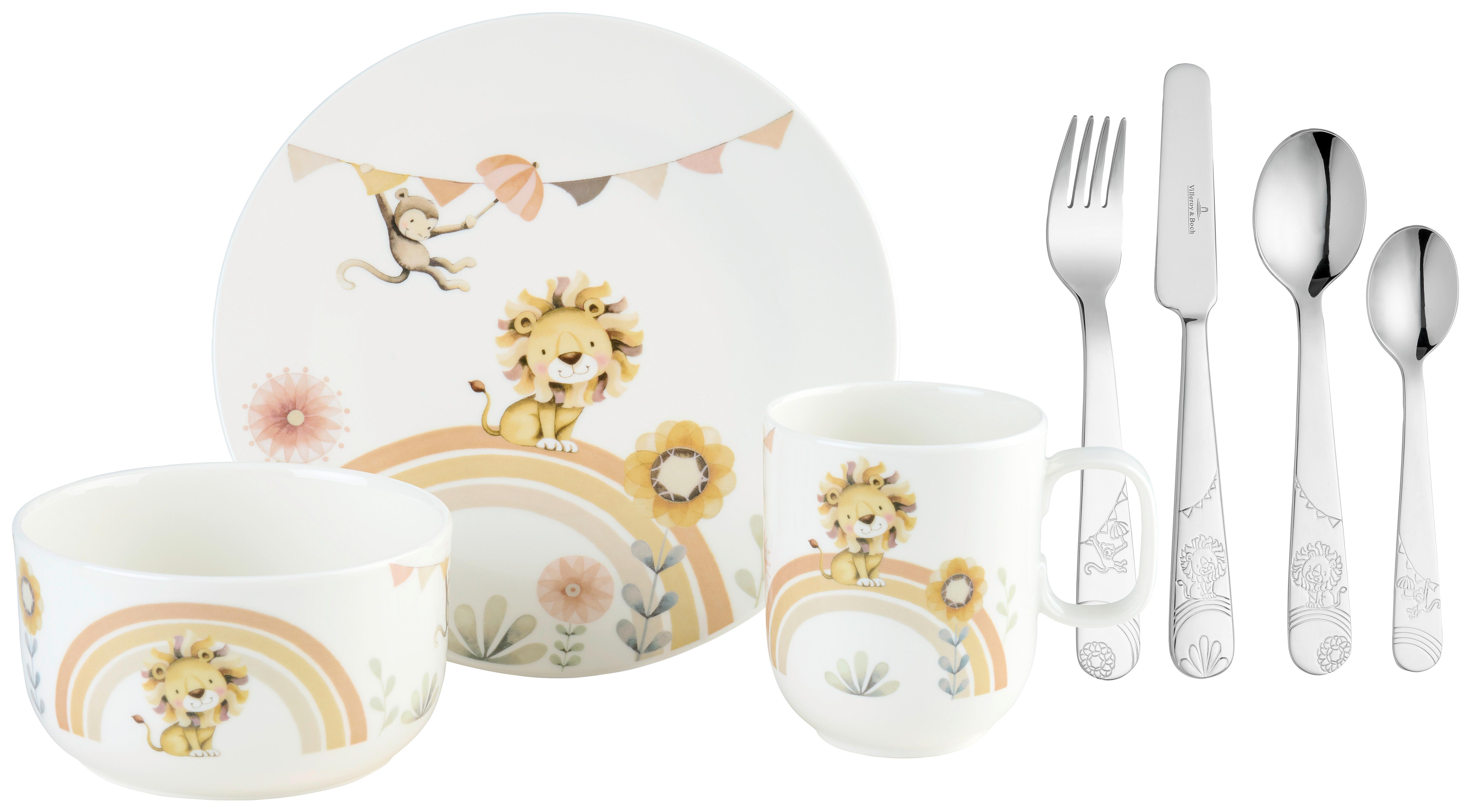ZESTAW NACZYŃ DLA DZIECI 14-8673-8435 VILLEROY&BOCH - różnokolorowy, Design, metal/ceramika (26,5/13,5/24cm) - Villeroy & Boch