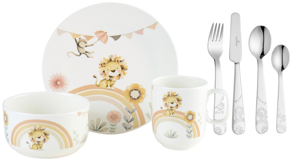 ZESTAW NACZYŃ DLA DZIECI 14-8673-8435 VILLEROY&BOCH - różnokolorowy, Design, metal/ceramika (26,5/13,5/24cm) - Villeroy & Boch