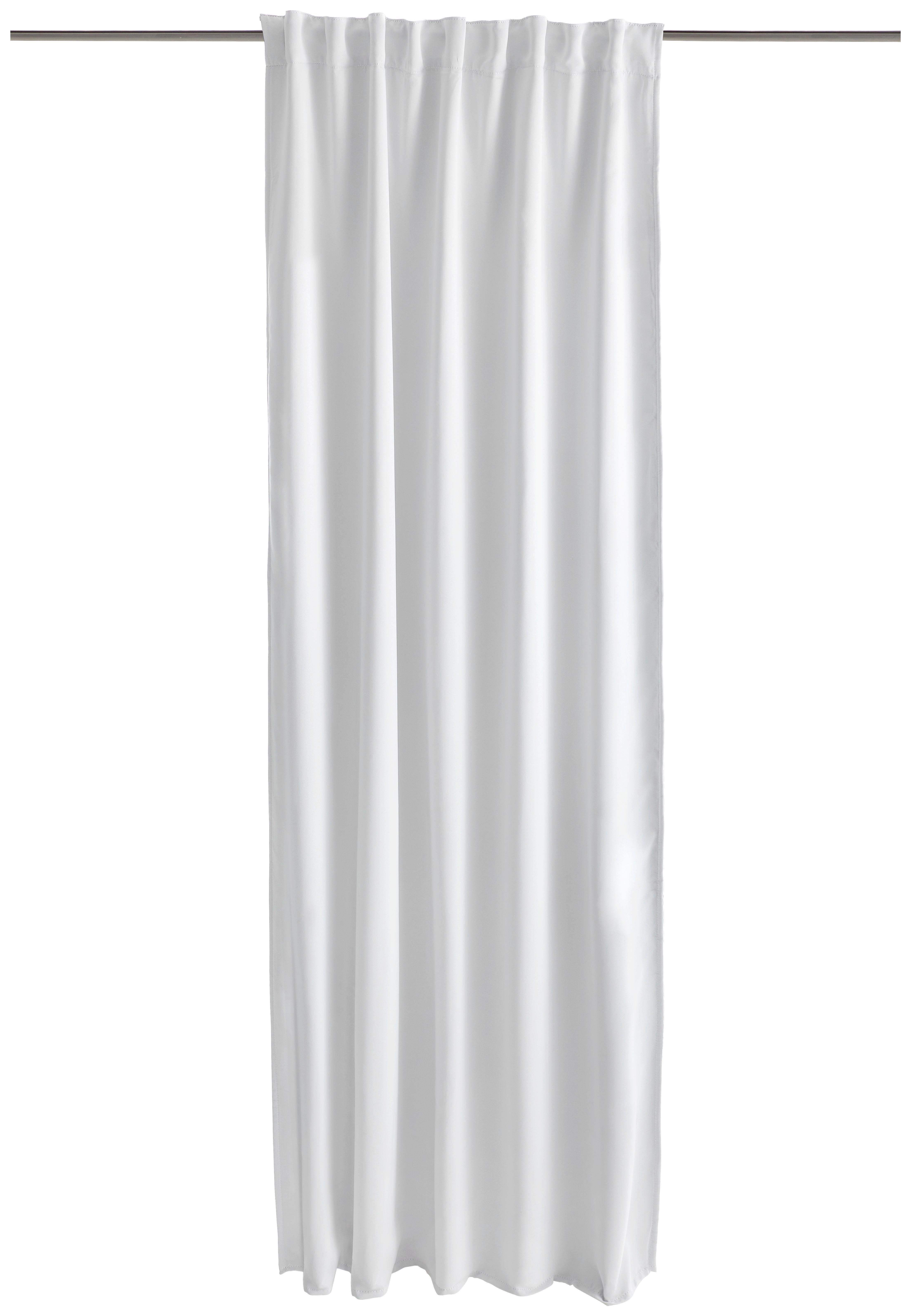 Lärmschutzvorhang Acustico Weiß ca. 135x245cm - Weiß, KONVENTIONELL, Textil (135/245cm)