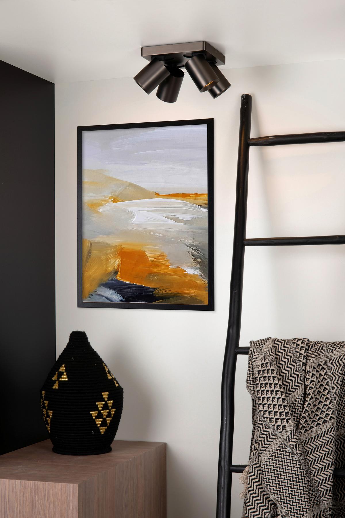 LAMPA REFLEKTOROWA LED 09929/20/16 NIGEL - antracytowy/czarny, Konventionell, metal (20/20/11.5cm) - Lucide