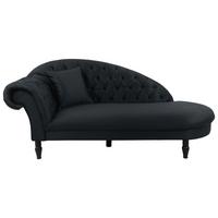 Damski Ležaj Cupido - crna/antracit, Design, tekstil/drvo (216/91/103cm) - Mömax