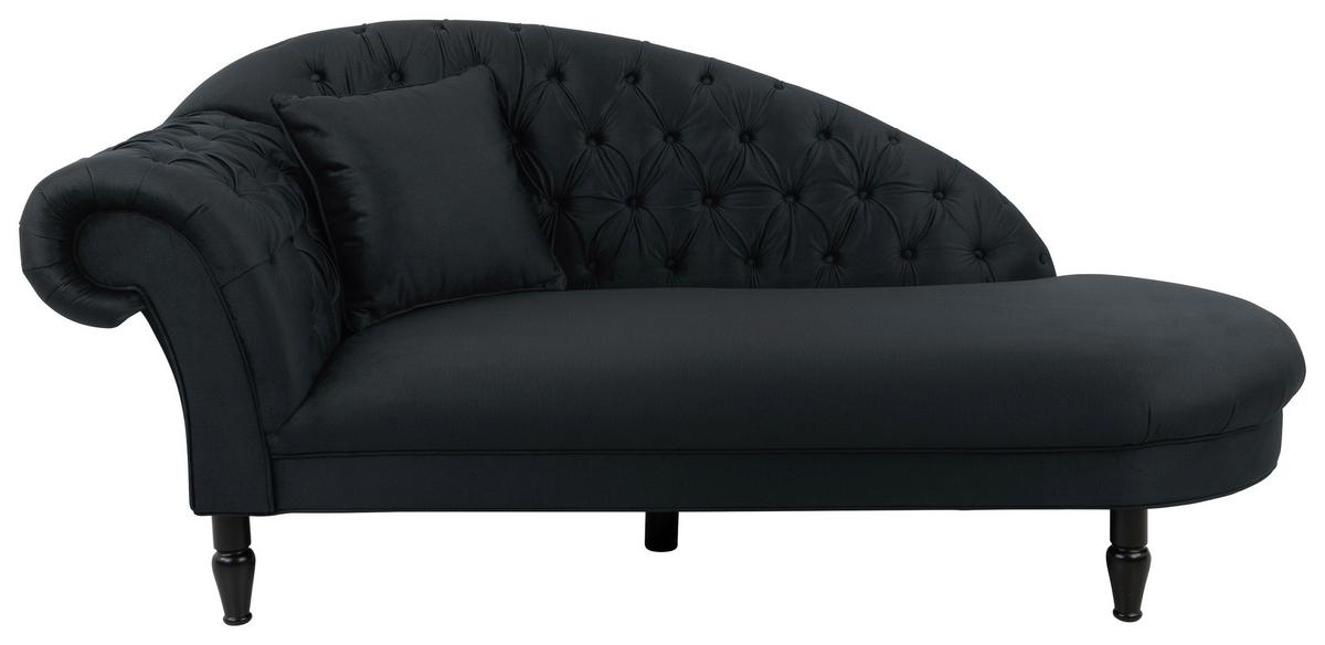 Damski Ležaj Cupido - crna/antracit, Design, tekstil/drvo (216/91/103cm) - Mömax