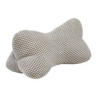 Nackenkissen Lone Hellgrau ca. 18x35cm - Hellgrau, Textil (18/35cm) - Mömax