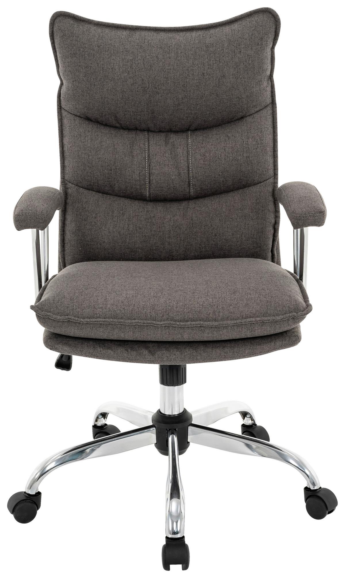 Uredska Stolica Wien 2 - siva/boje kroma, Moderno, metal/tekstil (61/104/66cm) - Modern Living