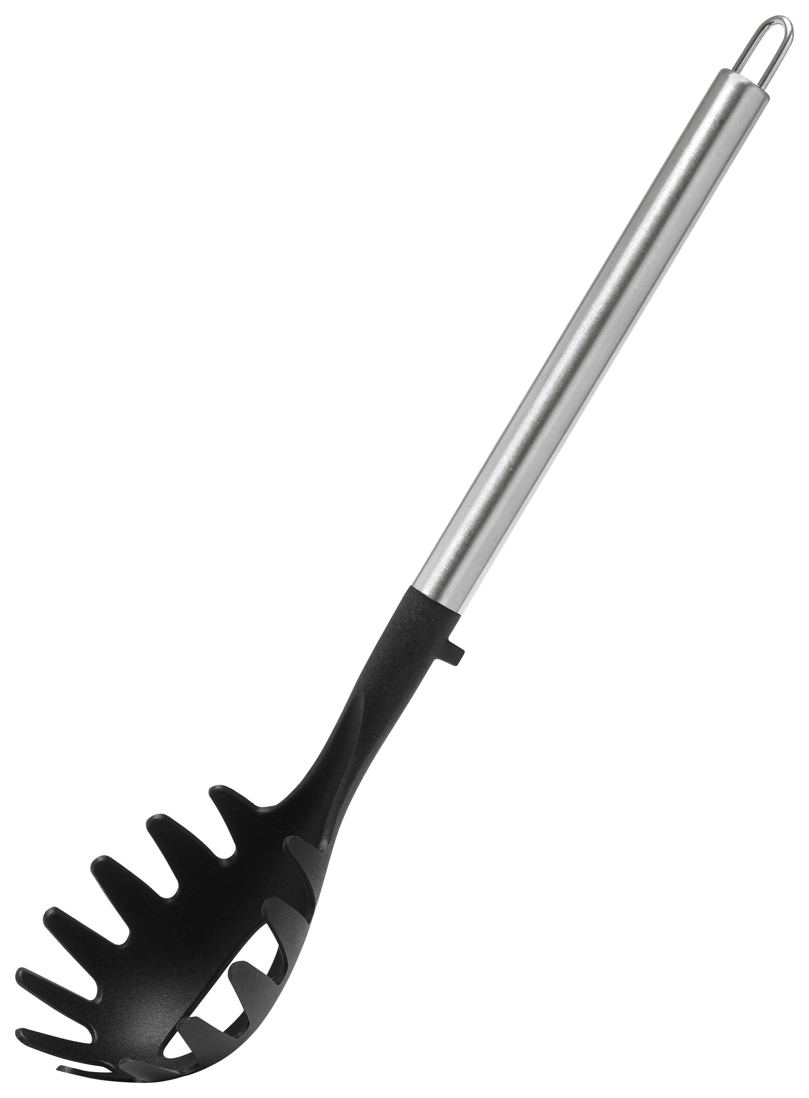 Žlica Za Špagete Luca - črna, umetna masa (28cm) - Modern Living