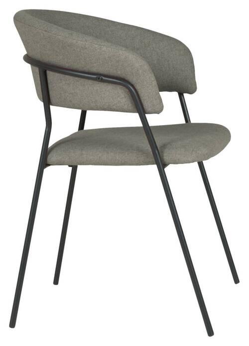 STOL MED ARMSTÖD ALICE -TOP- - grön/svart, Modern, metall/trä (53/80/59cm) - Mömax