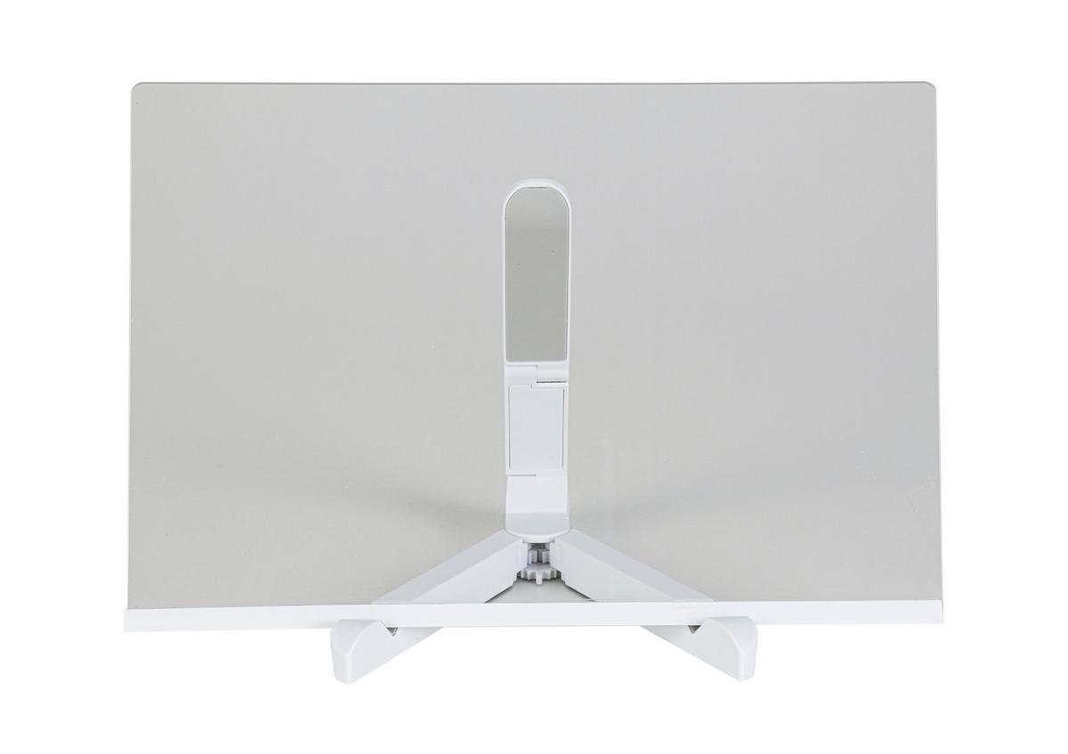 LED-Dekoleuchte Malon Weiß/Transparent max. 2 Watt - Transparent/Weiß, MODERN, Kunststoff (30/18,4/20cm) - Mömax