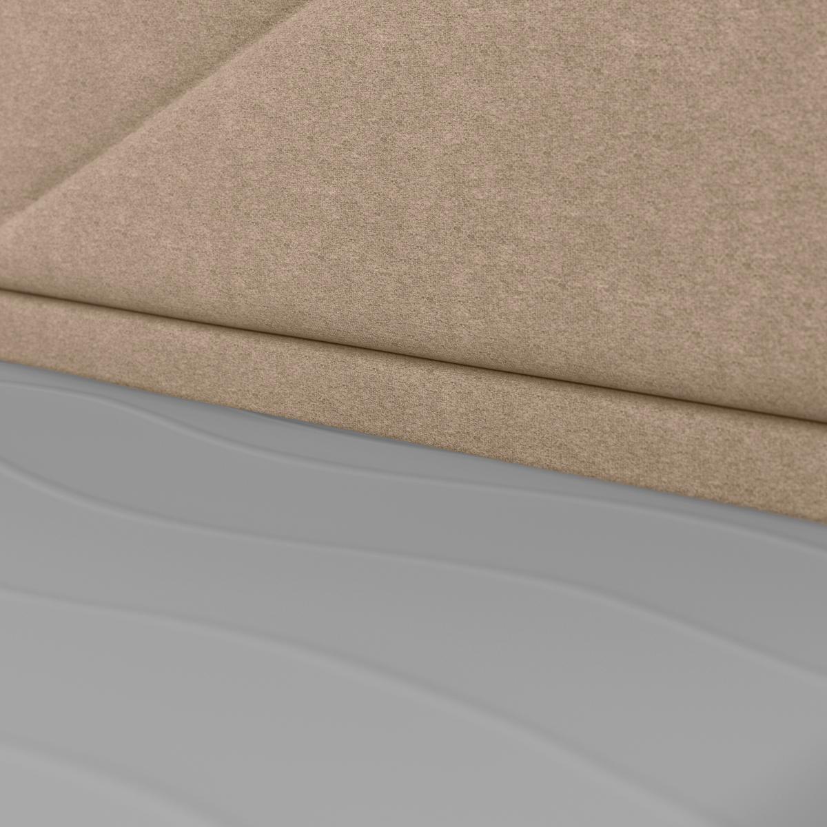 Boxspringbett Lima ca. 140x200 cm Naturfarben - Naturfarben, MODERN, Holz/Kunststoff (140/200cm) - MID.YOU