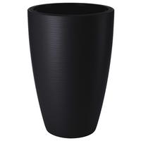Pflanztopf Gubo in Schwarz Ø ca. 36cm - Schwarz, Konventionell, Kunststoff (38,5/59cm)