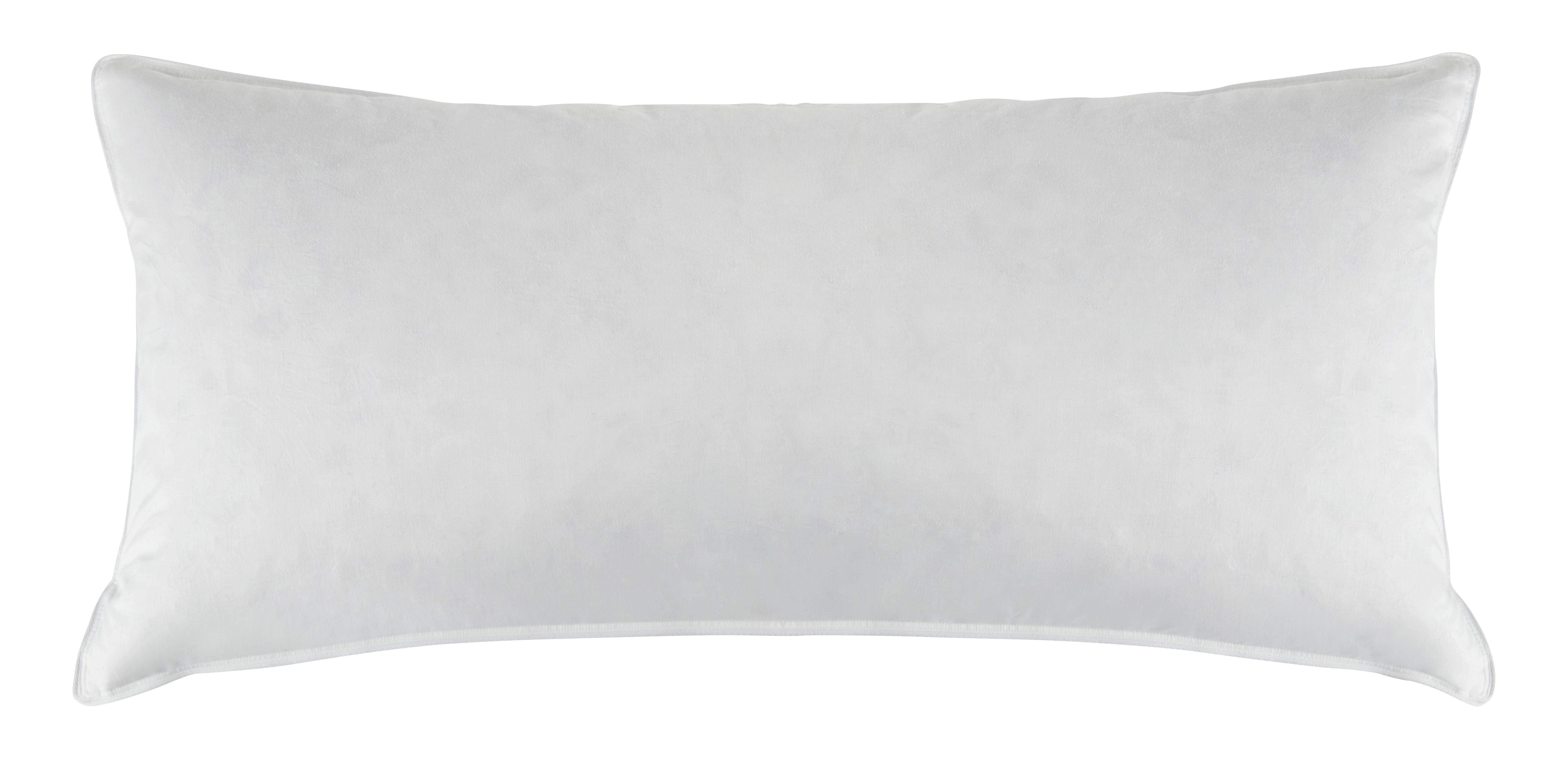 Kopfpolster Martha Luise in Weiß ca. 40x80cm - Weiß, Textil (40/80cm) - Premium Living