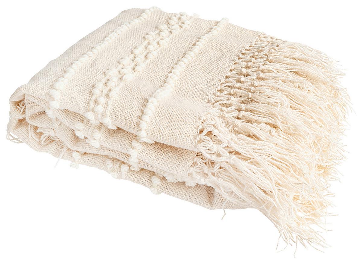 DECKE BOHIST 325 - Naturfarben, Konventionell, Textil (130/170cm)