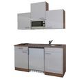 Küchenblock ECONOMY 150 - Eichefarben/Weiß, KONVENTIONELL, Holzwerkstoff (150/200/60cm) - Livetastic Küchenblock ECONOMY 150 - Eichefarben/Weiß, KONVENTIONELL, Holzwerkstoff (150/200/60cm) - Livetastic