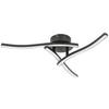 LED-TAKLAMPA ITO - svart, Modern, metall/plast (56/56/11cm) - Mömax