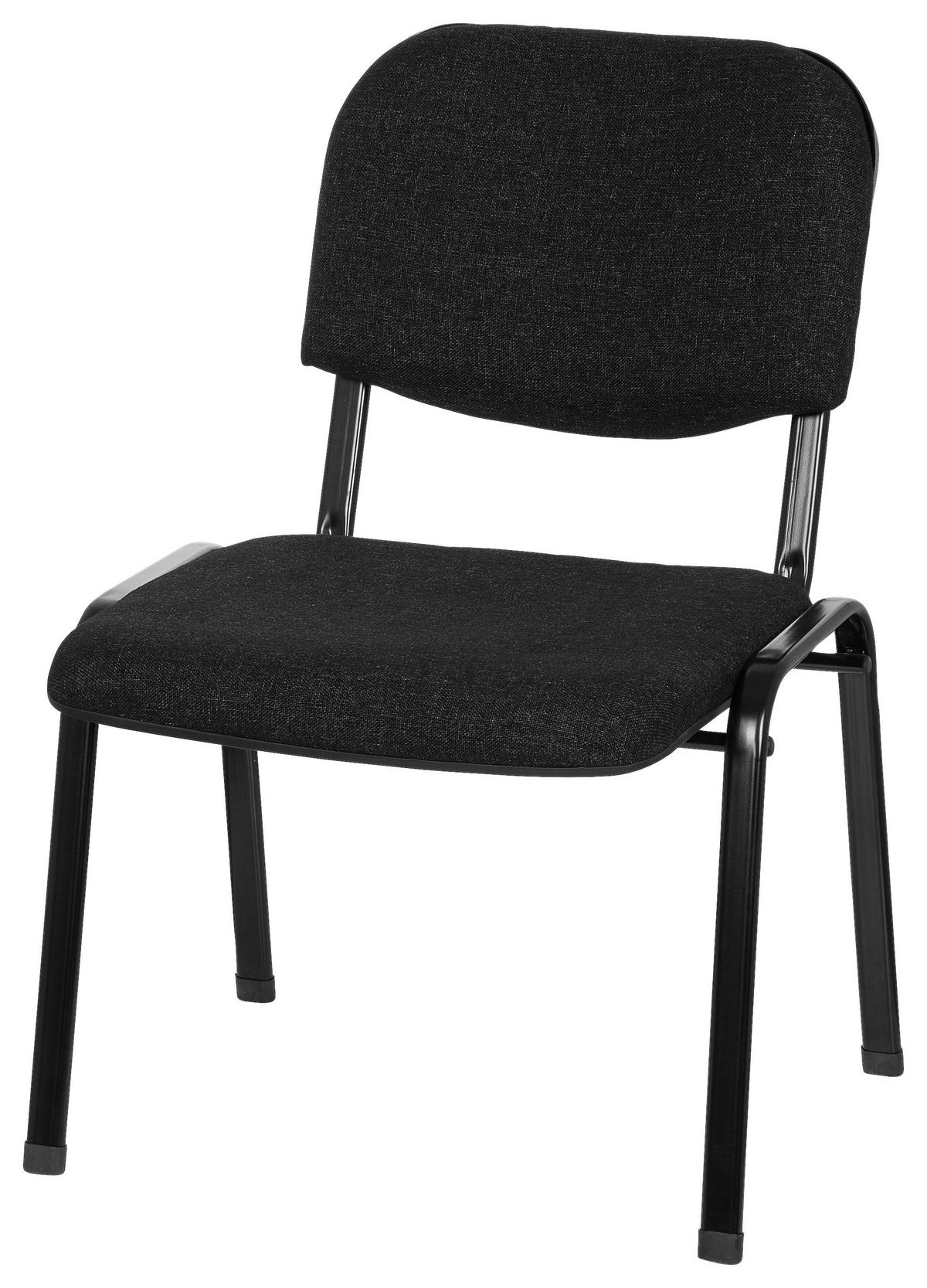 Konferenčni Stol Xt 600 Xl, Črna, Antracit Noge - črna/antracit, Basics, kovina/tekstil (60/87/55cm) - MID.YOU