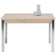 Esstisch N Sonoma Eiche - Sonoma Eiche, Holzwerkstoff (120-196/74/80cm) - MÖMAX modern living