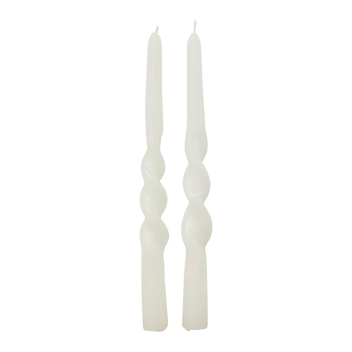 Stabkerze Carina Weiss, 2er Set - Weiss, Modern (2,5/23cm) - Modern Living