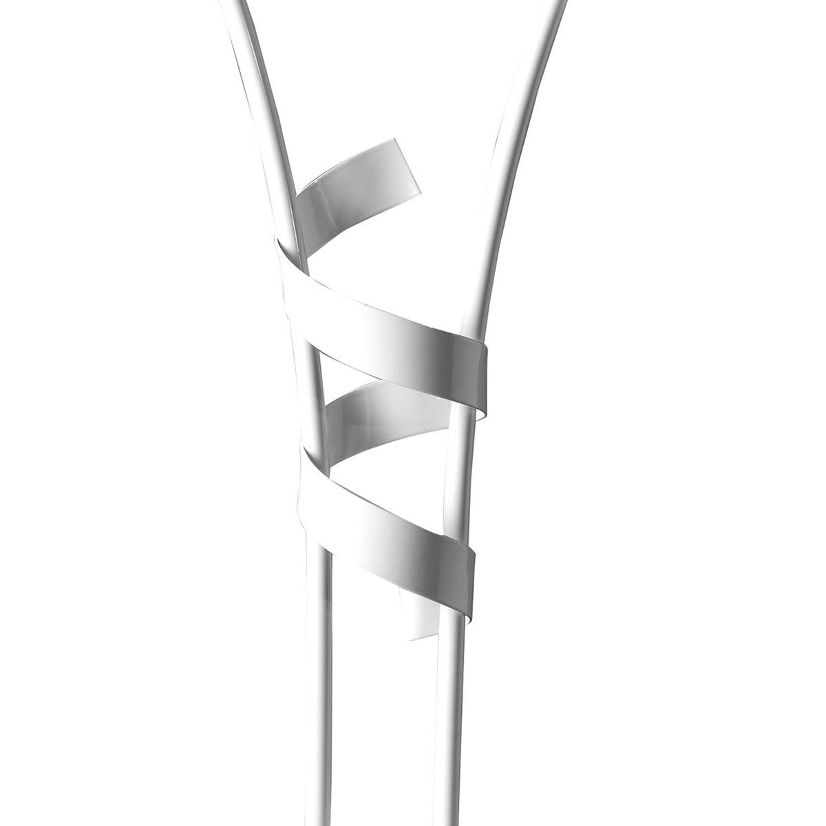 Tischleuchte Zoe Weiß max. 6 Watt - Weiß, Design, Metall (40/65cm)
