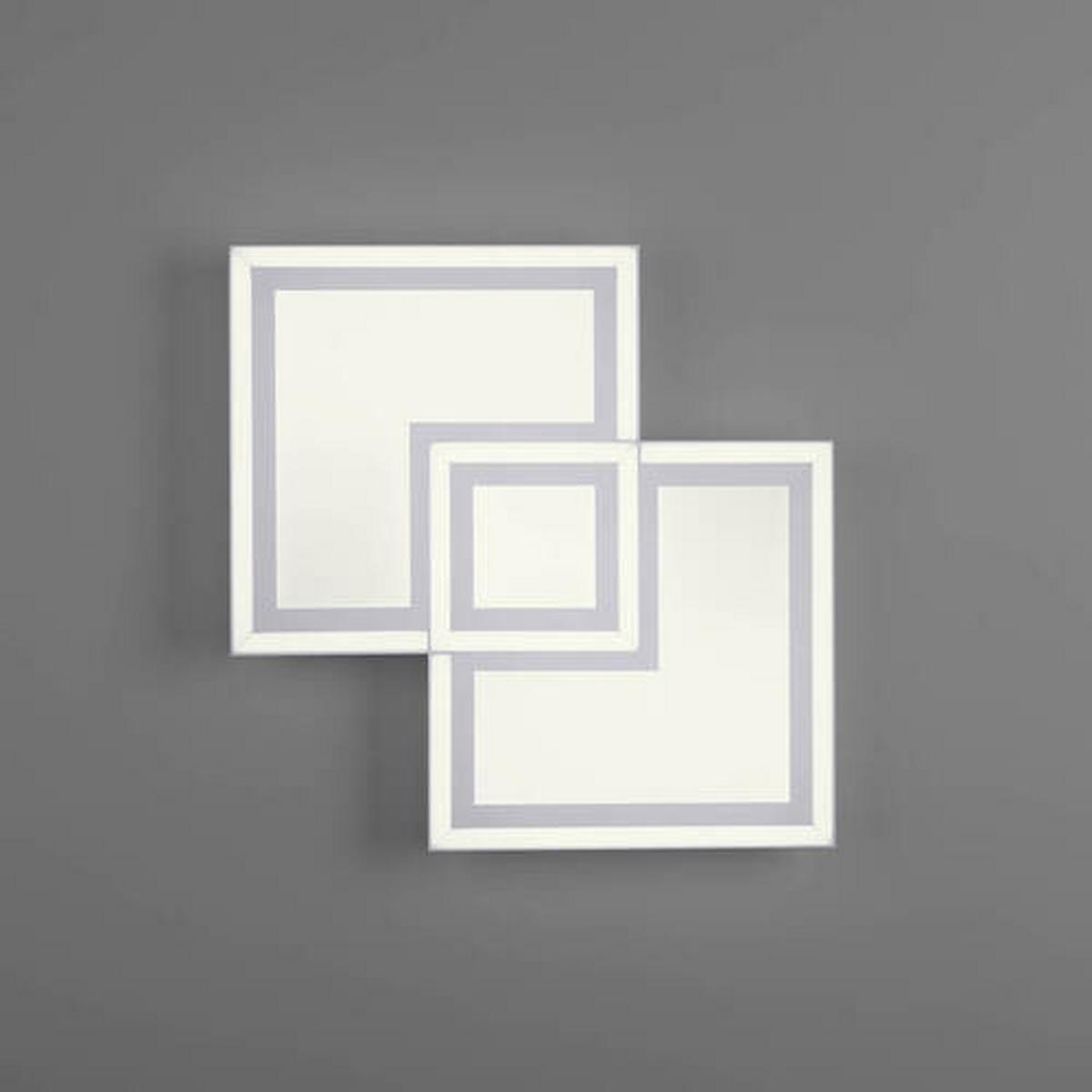 LED-Deckenleuchte Bedging max. 40 Watt - Kunststoff/Metall (40/40/6cm)