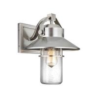 Vanjska Zidna Svjetiljka Boynton - siva/boje oplemenjenog čelika, Konvencionalno, staklo/plastika (26.7/32.8/31.1cm) - Elstead Lighting