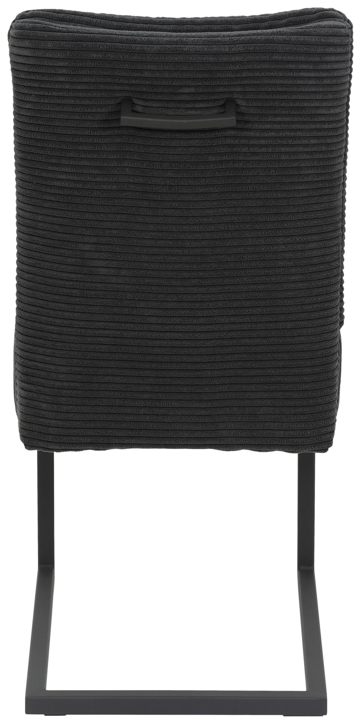 Nihajni Stol Olivia Giga - S, Antracit - črna/antracit, Moderno, kovina/tekstil (61/91/43cm) - Mömax