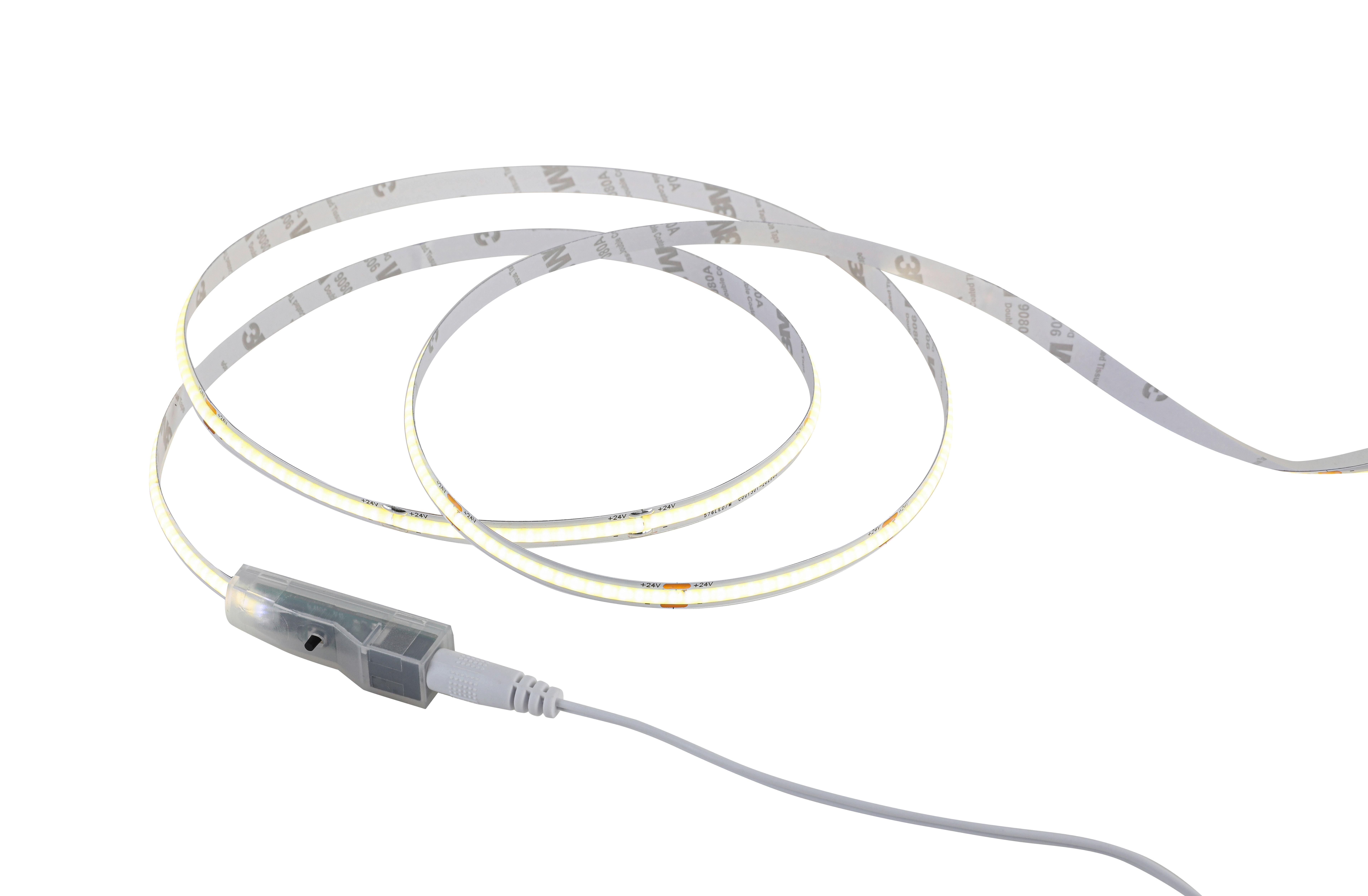 LED-LIST HOCH - vit, Modern, plast (500cm) - Mömax