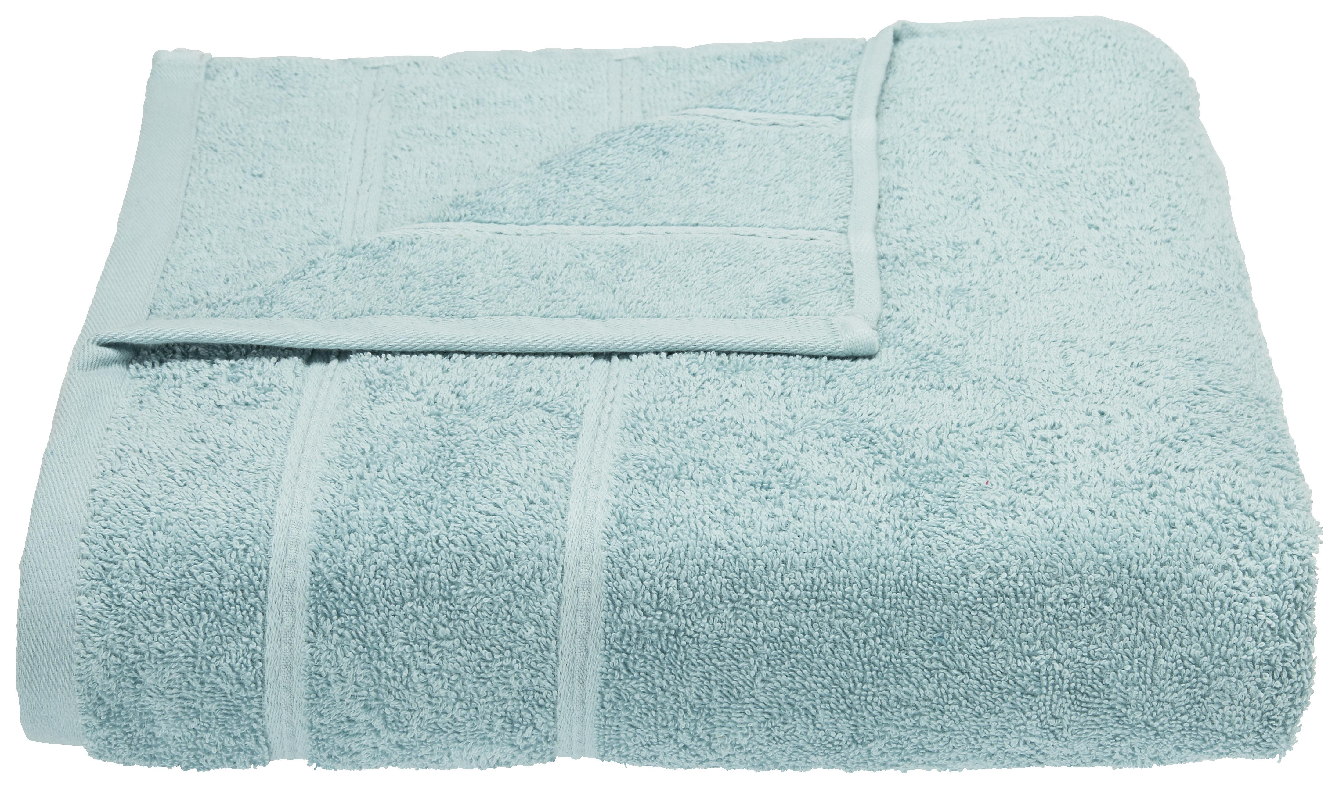 DUSCHHANDDUK MELANIE - turkos, textil (70/140cm) - Modern Living