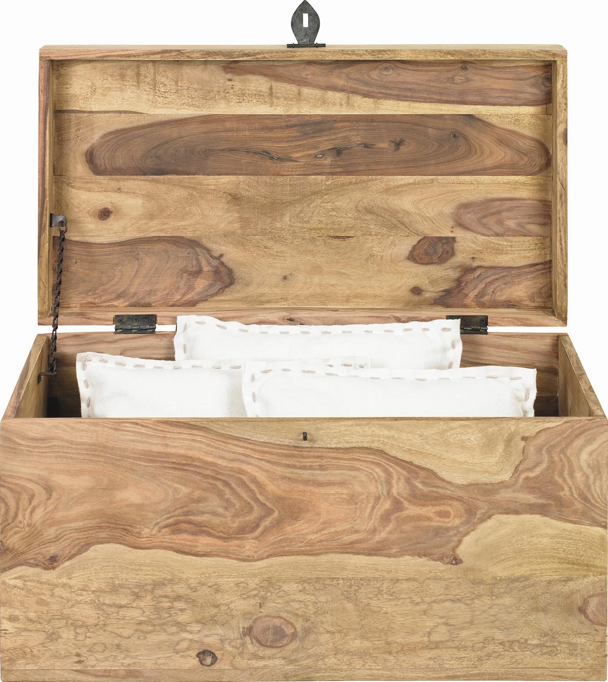 SKRZYNIA INKA II - kolor naturalny, Lifestyle, drewno (85/45/45cm) - Landscape