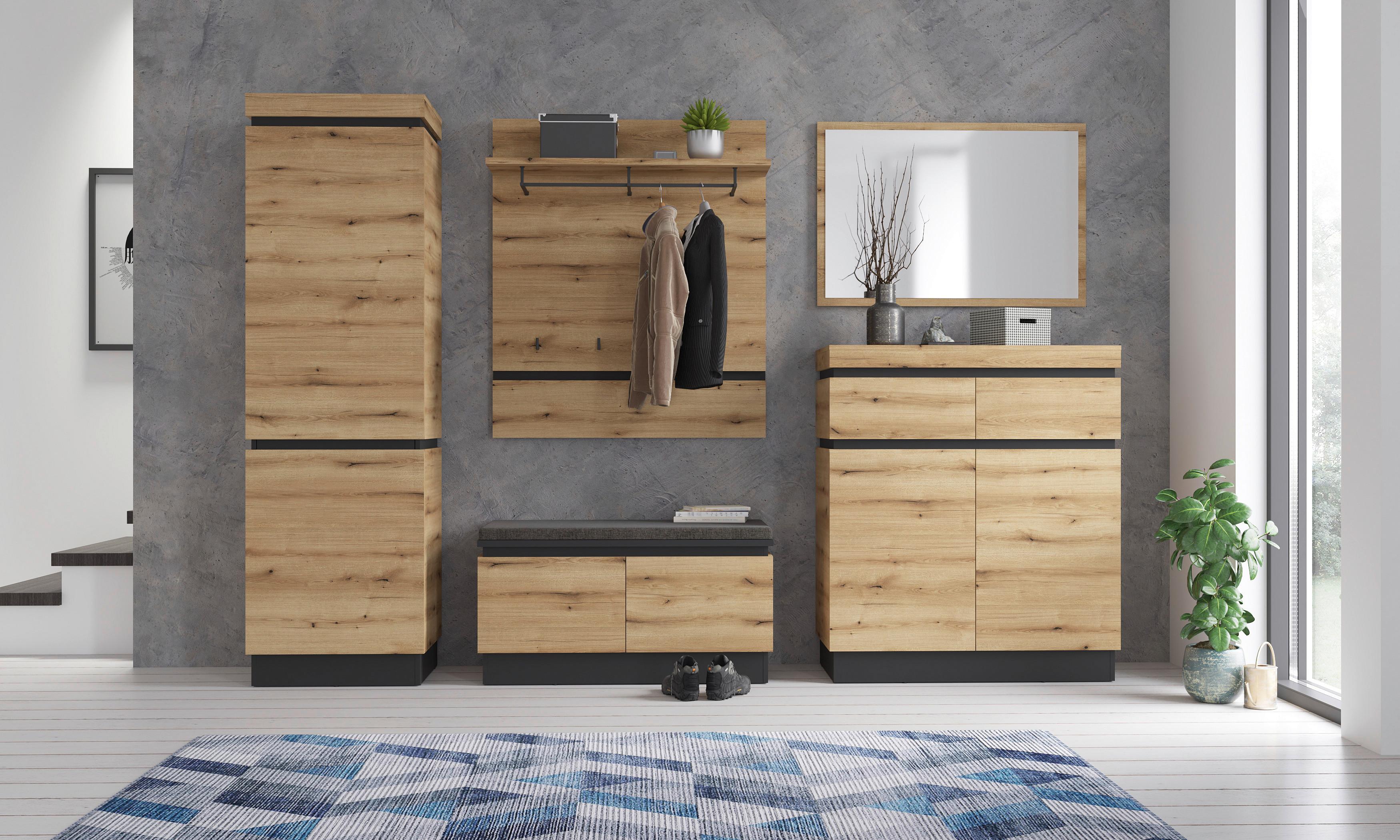 Comodă CORTE - Trend, material pe bază de lemn (60/117/45cm) - Modern Living
