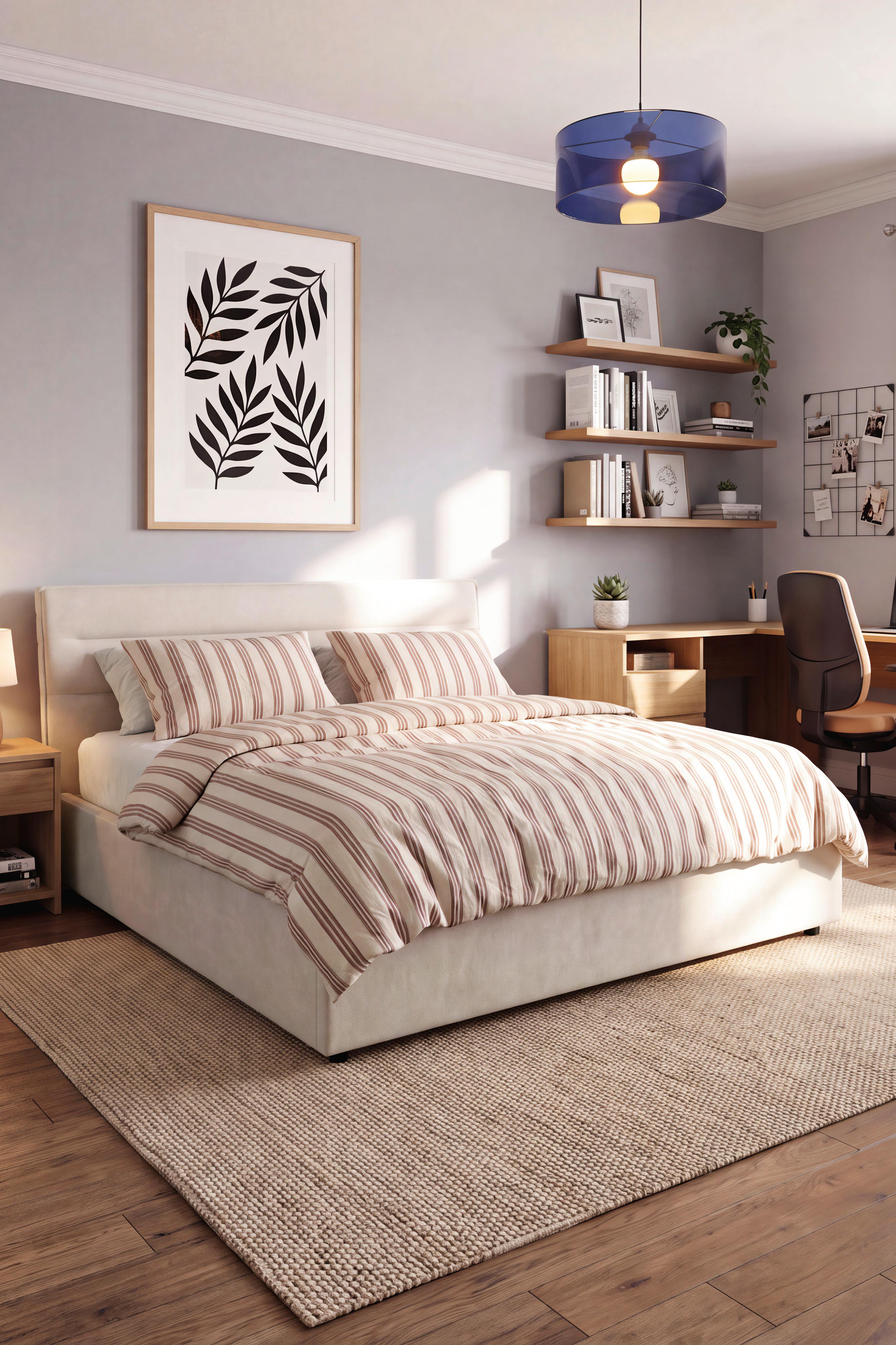 Tapecirani Krevet Sienna -Exklusiv- - prirodne boje/bež, Lifestyle, drvo/metal (160/200cm) - Modern Living