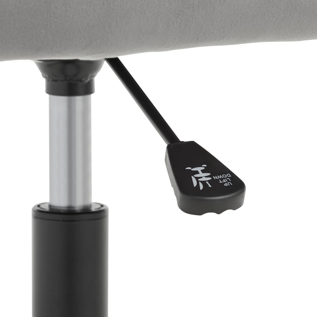 KRZESŁO OBROTOWE BROOKE - czarny/ciemnoszary, Trend, tworzywo sztuczne/metal (59/92/58,5cm) - Carryhome