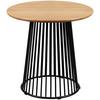 SOFFBORD NICA - svart/ekfärgad, Modern, metall/trä (55/55/55cm) - Mömax