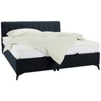 Boxbett in Schwarz ca. 180x200cm - Schwarz, KONVENTIONELL, Holzwerkstoff/Kunststoff (180/200cm) - Mömax